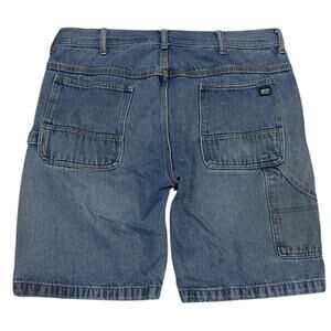 Key Industries Denim Carpenter Shorts Men 36 Blue Jean Workwear Utility Grunge